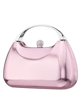 Nina Minaudiere with Metal Handle Clutch