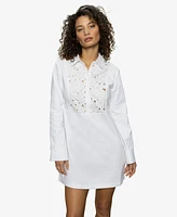 Sanctuary Women's Lace Yoke Insert Pull On Dress