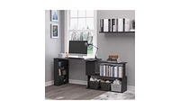 Compact Office Desk with Ample Storage and Work Surface