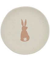Haven 6" Easter Bunny Stoneware Appetizer Plates, Set of 4