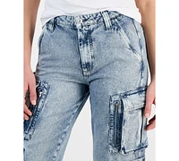 Guess Women's Kori Released-Hem Cargo Jeans