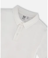 Deux par Big Boys Short Sleeve Polo Shirt White