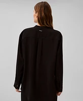 Calvin Klein Women's Relaxed V-Neck Popover Tunic