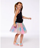 Deux par Big Girls Printed Mesh Skirt Multicolored Gummies