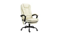 Executive Office Chair with Massage and Heating Options for Relaxation