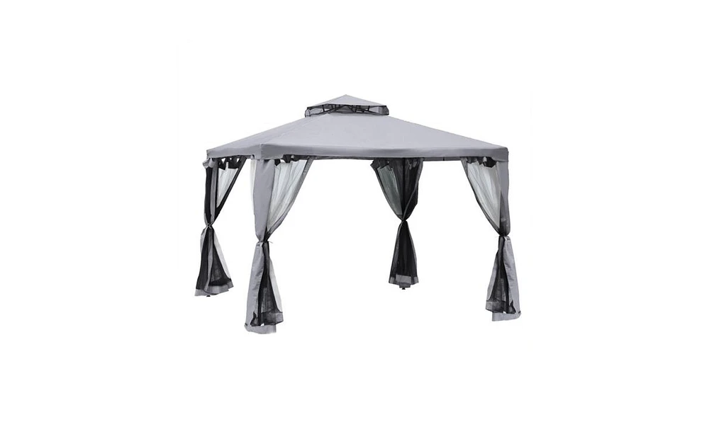 Outdoor Patio Gazebo for Garden, Deck, or Backyard Shelter