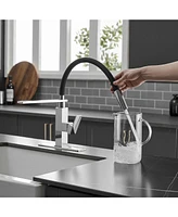 Single-Handle Pull-Down Sprayer 1 Spray High Arc Kitchen Faucet