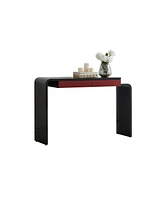Kings Brand Furniture Yuma Wooden Console Table - Sofa, Side and Entryway with 2 Drawers