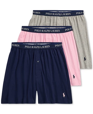 Polo Ralph Lauren Men's 3-Pk. Cotton Classic Knit Boxers