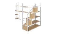 Loft Bed with Staircase for Easy Access and Added Storage Space