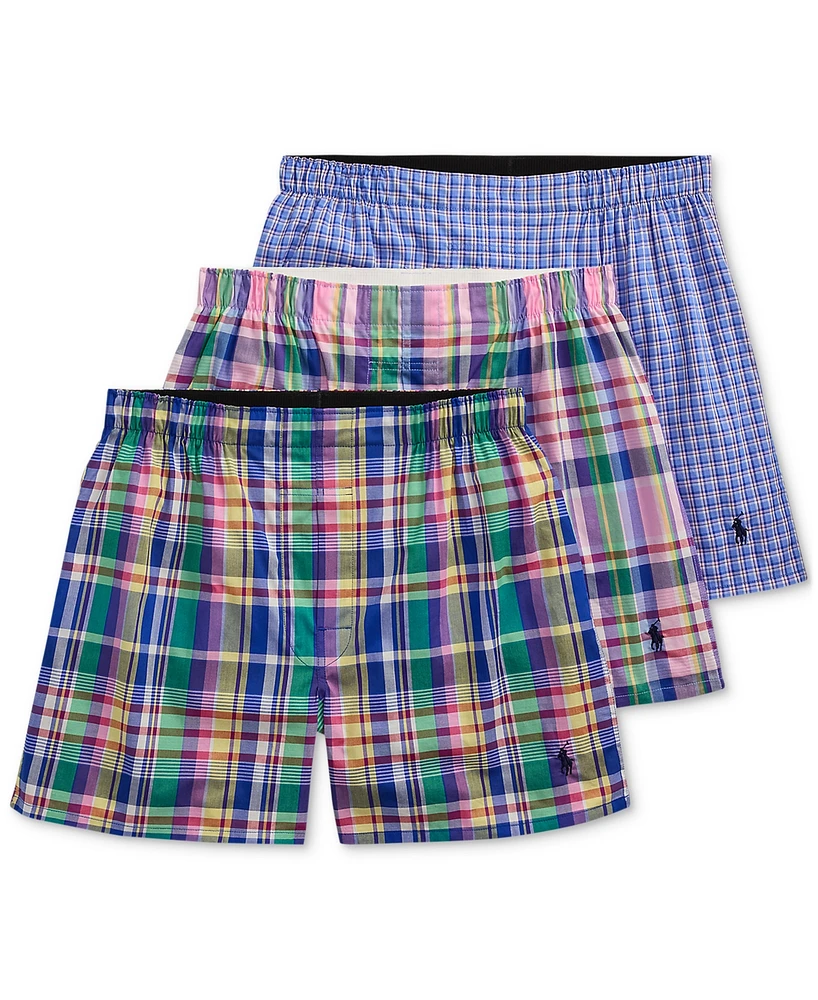 Polo Ralph Lauren Men's 3-Pk. Classic Woven Cotton Boxers