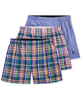 Polo Ralph Lauren Men's 3-Pk. Classic Woven Cotton Boxers