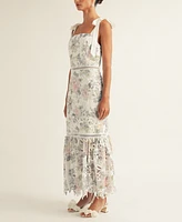 Arose Studio, Inc Women's Madison Floral-Lace Midi Dress