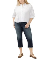 Silver Jeans Co. Plus Avery Cuffed Denim