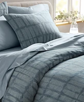 Oake Indigo Stripe 3-Pc. Comforter Set, Full/Queen, Exclusively at Macy's