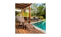 Comfortable Wooden Garden Chair for Outdoor Dining and Lounging