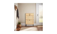 Wooden Shoe Cabinet – Elegant and Spacious Storage Unit for Home or Entryway