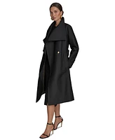 Donna Karan New York Women's Draped-Neck Trench Coat