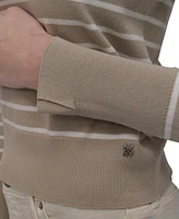 Dkny Jeans Petite Striped Crewneck Sweater