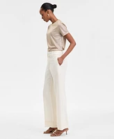 I.n.c. International Concepts Women's High-Rise Belted Cuffed Pants, Exclusively at Macy's