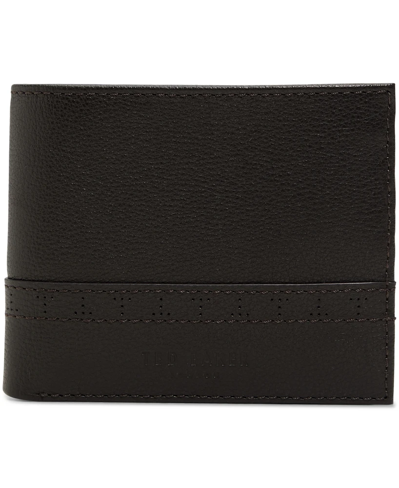 Ted Baker Pebble Dark Brown Leather Wallet