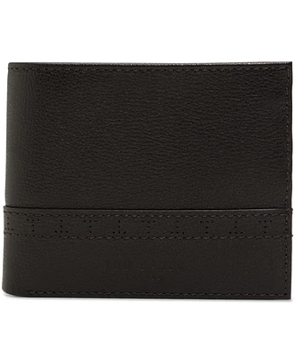 Ted Baker Pebble Dark Brown Leather Wallet