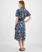 Tommy Hilfiger Women's Floral-Print Shirtdress