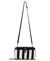 The Sak Iris Crochet Smartphone Convertible Crossbody Wallet