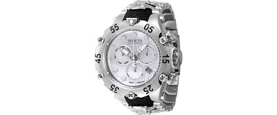 Invicta Men's 47156 Reserve Quartz Chronograph White, Silver Dial Watch