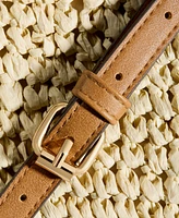 Style & Co Geo Printed Straw Small Crossbody, Exclusively at Macy's