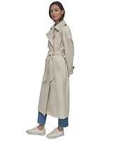 Dkny Jeans Women's Cotton Double-Breasted Trench Coat
