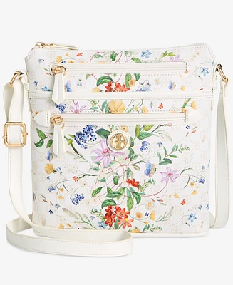 Giani Bernini Small Floral North South Crossbody, Exclusively at Macy's