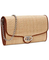 Lauren Ralph Lauren Raffia Small Adair Crossbody