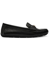 Coach Women's Sculpted C Leather Driver Loafer Flats