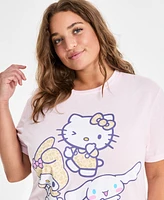 Love Tribe Trendy Plus Hello Kitty & Friends Graphic T-Shirt