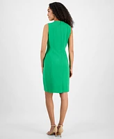 Kasper Women's Princess-Seam Sleeveless Sheath Dress, Regular & Petite Sizes