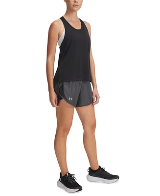 Under Armour Women's Fly By Heathered Elastic-Waist Shorts