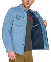 Levi's Men's Diamond-Quilted Denim Western Jacket