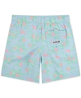 Hurley Big Boys Flamingo Printed Pull-On Swim Shorts