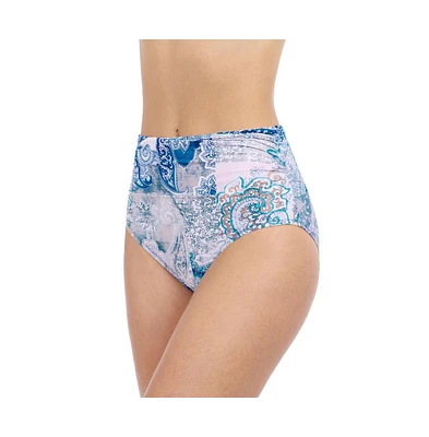 Profile by Gottex Women's Karma Shirred High Waist Bottom