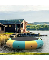 12 Feet Inflatable Splash Padded Water Bouncer Trampoline