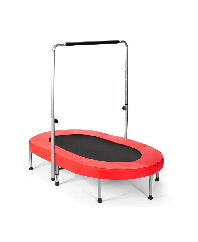 2-Person Foldable Mini Kids Fitness Rebounder Trampoline