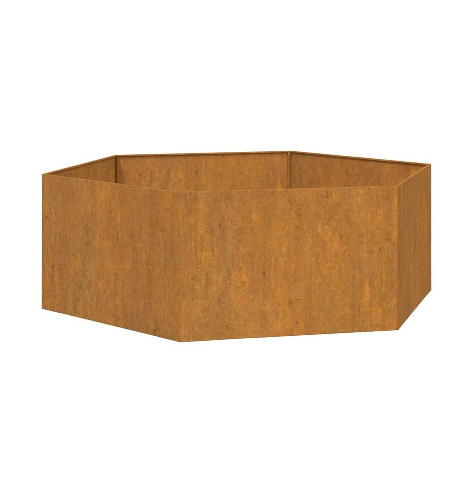 Planter Rusty 54.3"x47.2"x17.7" Corten Steel