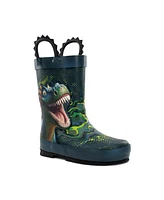 Western Chief Little Boys Thunder Rex Dino Rain Boot