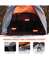 2 Person Portable Pickup Tent with Carry Bag