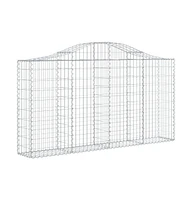 Arched Gabion Basket 78.7"x11.8"x39.4"/47.2" Galvanized Iron