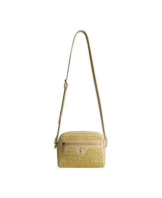 Tommy Bahama Soft Straw Camera Bag