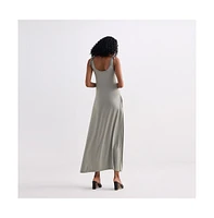 Reistor Women's Tie-Detail Maxi Dress