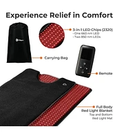 Lifepro Infrared Red Light Therapy Body Wrap - Pain Relief & Recovery Mat with 3 Modes, 660nm & 850nm Red Light Therapy