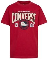 Converse Big Boys Collegiate Crest Graphic T-shirt